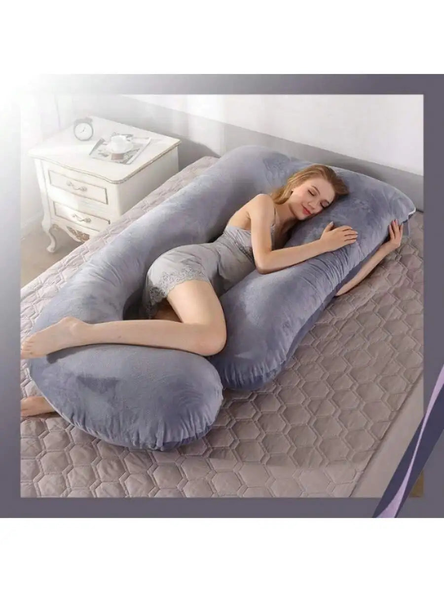 Pregnant Woman Waist Pillow Memory Foam U Shape Support Cushion