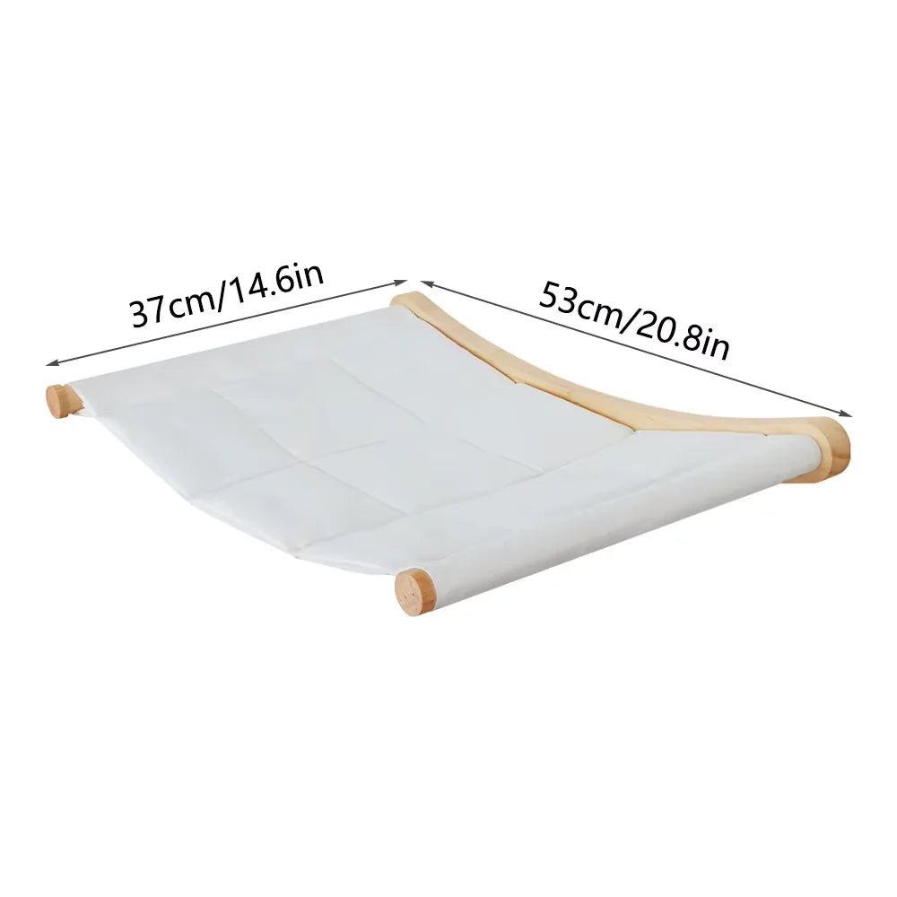 CWV Wall Mounted Cat Hammock Set With Climbing Shelves