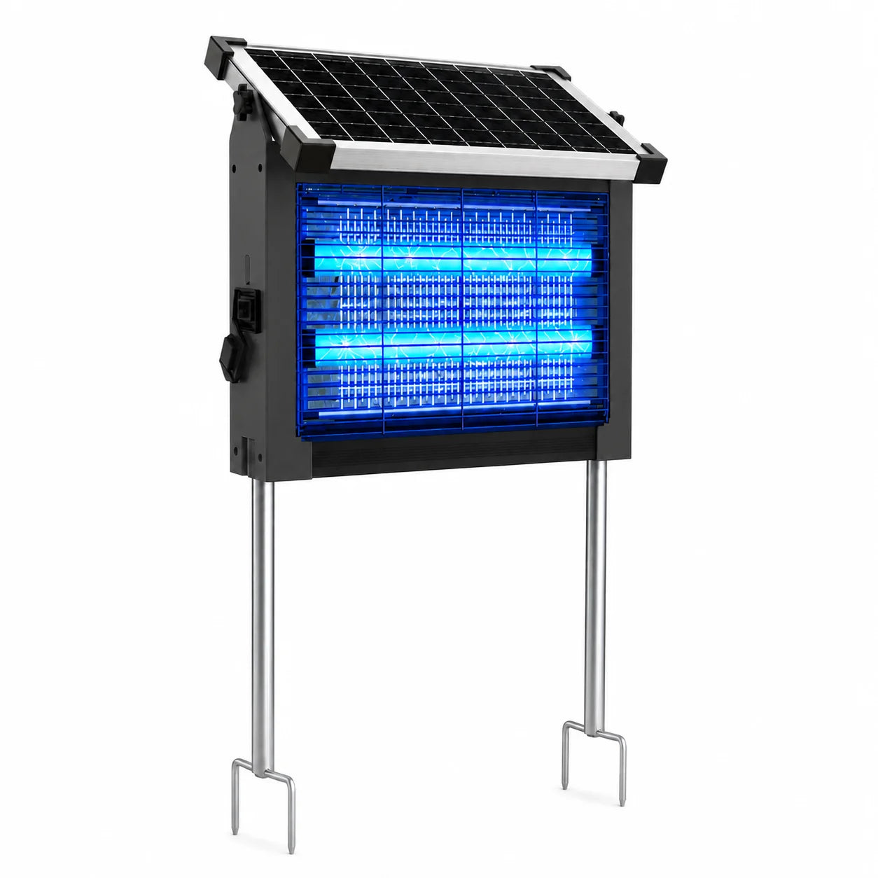 Solar Bug Zapper Outdoor Rechargeable Mosquito Killer With Solar Panel