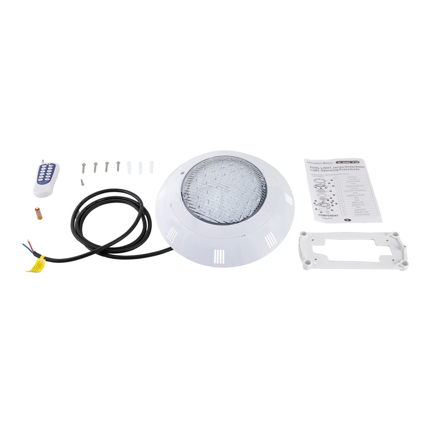 36W Underwater Pool Lights AC 12V RGB Swimming Lamp 7 Color Changing IP68 Waterproof Lamp With Remote Controller for Pool Party