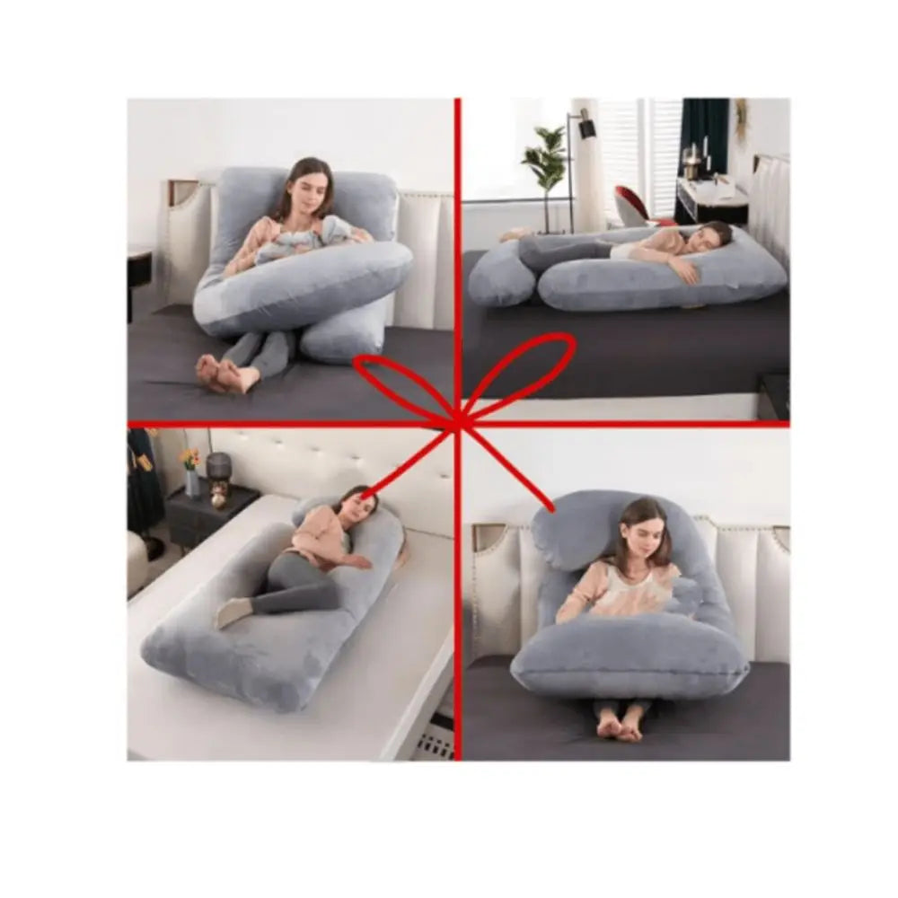 Pregnant Woman Waist Pillow Memory Foam U Shape Support Cushion