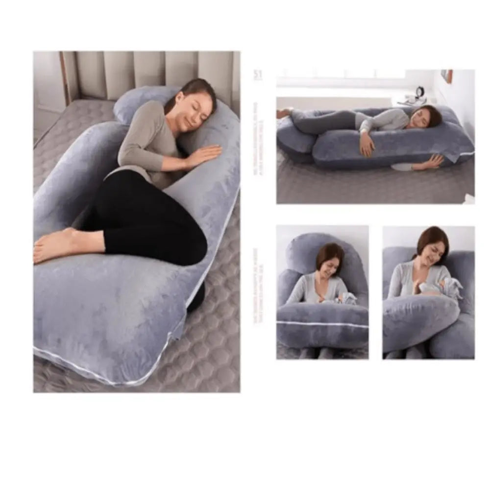 Pregnant Woman Waist Pillow Memory Foam U Shape Support Cushion