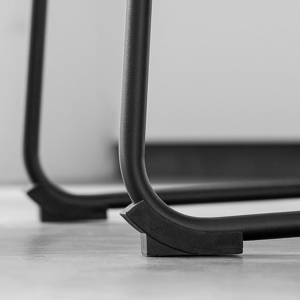 JHK Modern Armless Faux Leather Counter Height Bar Stools