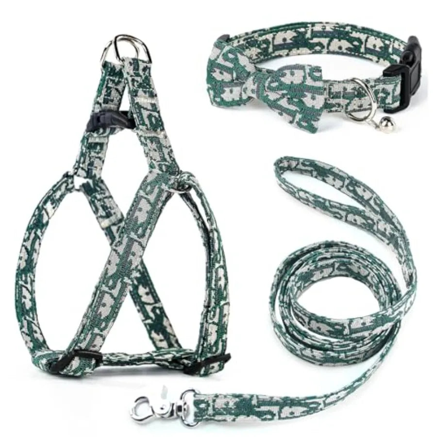 Dog Coat and Harness Set, Premium Breathable Harness for Girl Boy Dog, No Pull Easy Walking Pet Harness, Back