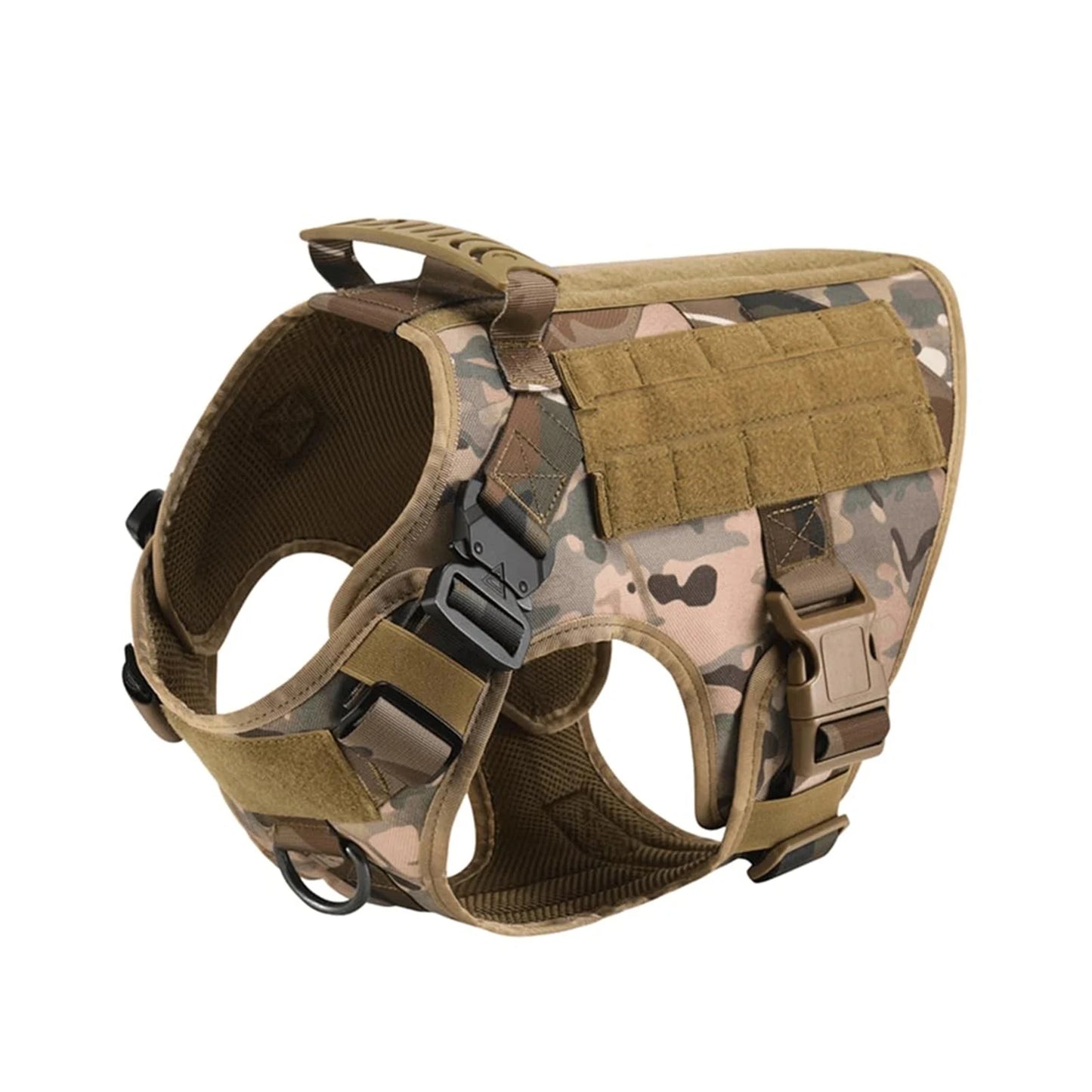 Tactical Dog Harness With Molle Pouches For Medium To Large German Shepherds