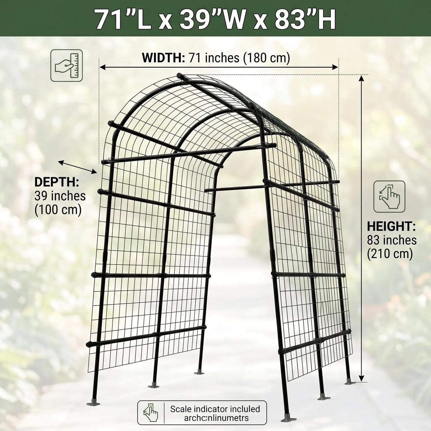Cucumber Trellis For Raised Bed U Shape Garden Climbing Plants