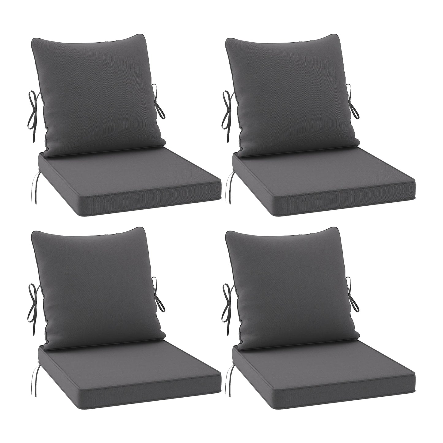 FARINI Outdoor Chair Cushions Set of 2 for Patio Furniture