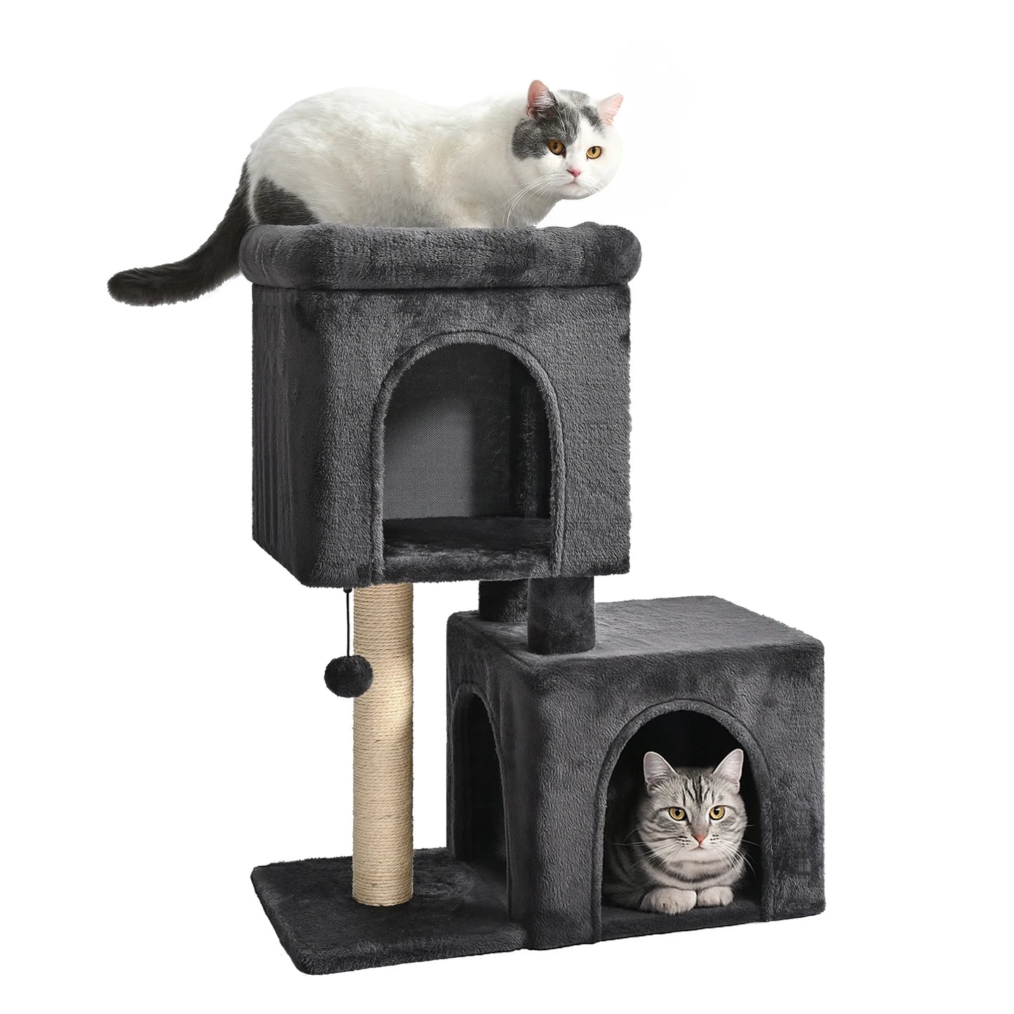 PAWZ Road Cat Tree With Cozy Condos And Scratching Post