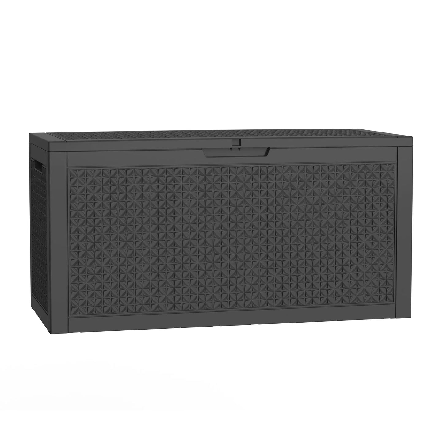Lockable Resin Deck Box For Patio Furniture And Tools Storage