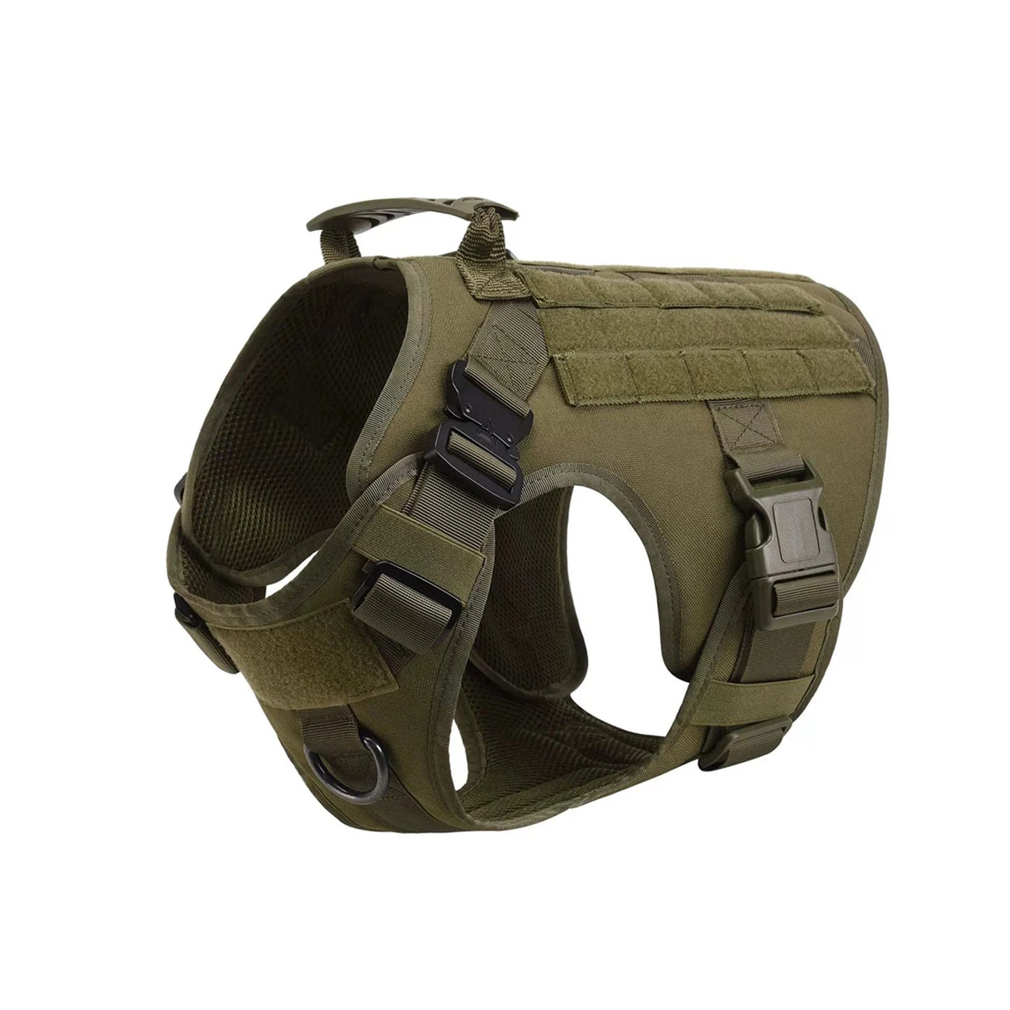 Tactical Dog Harness With Molle Pouches For Medium To Large German Shepherds