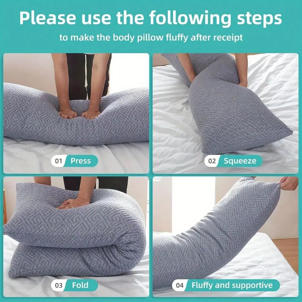 Body Pillow For Adults And Pregnancy Maternity Support Pillow