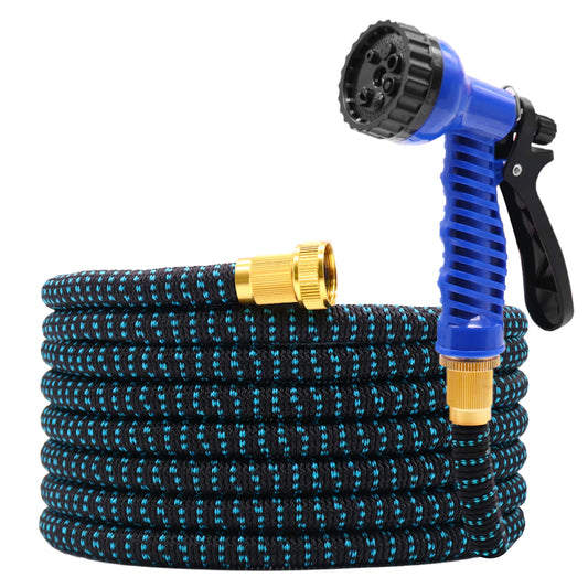 GardenJoy Expandable Garden Hose With 7 Function Spray Nozzle