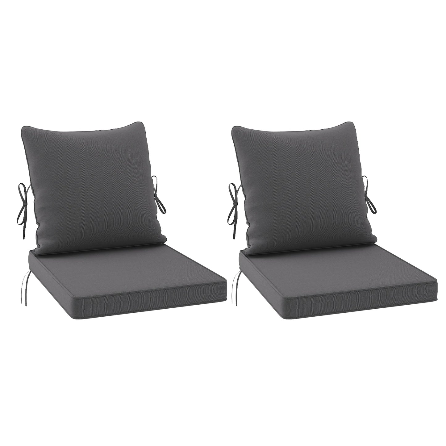 FARINI Outdoor Chair Cushions Set of 2 for Patio Furniture
