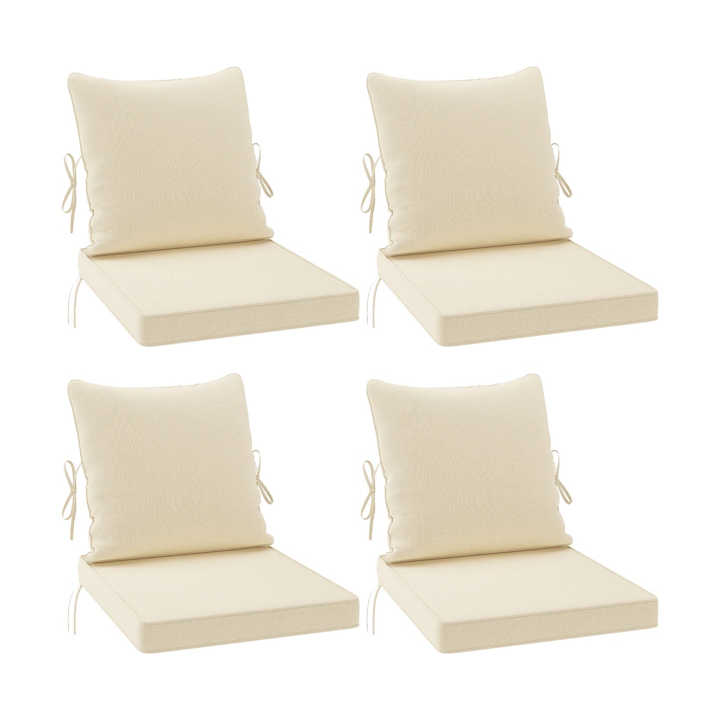 FARINI Outdoor Chair Cushions Set of 2 for Patio Furniture