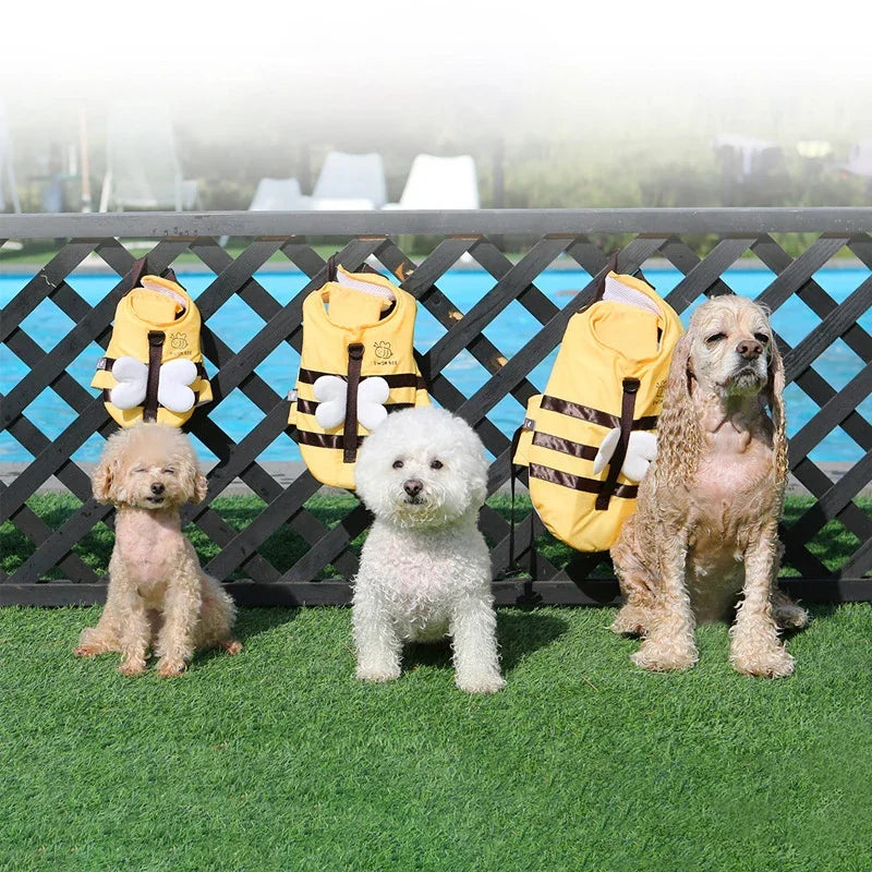 Dog Swimsuit Life Jacket Waterproof Harness For Pets