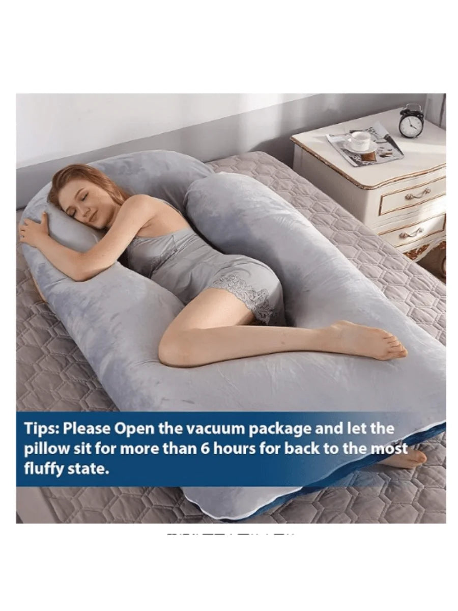 Pregnant Woman Waist Pillow Memory Foam U Shape Support Cushion