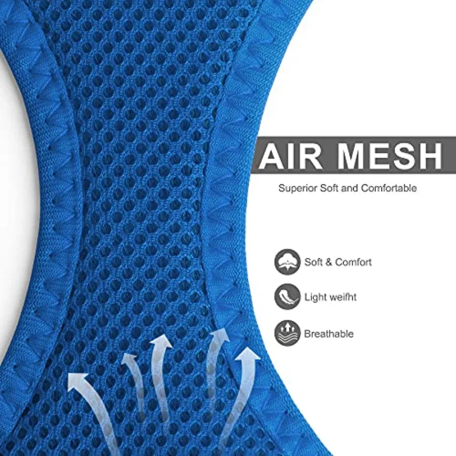 Comfy Dog Harness With Leash Escape Proof Breathable Mesh Vest