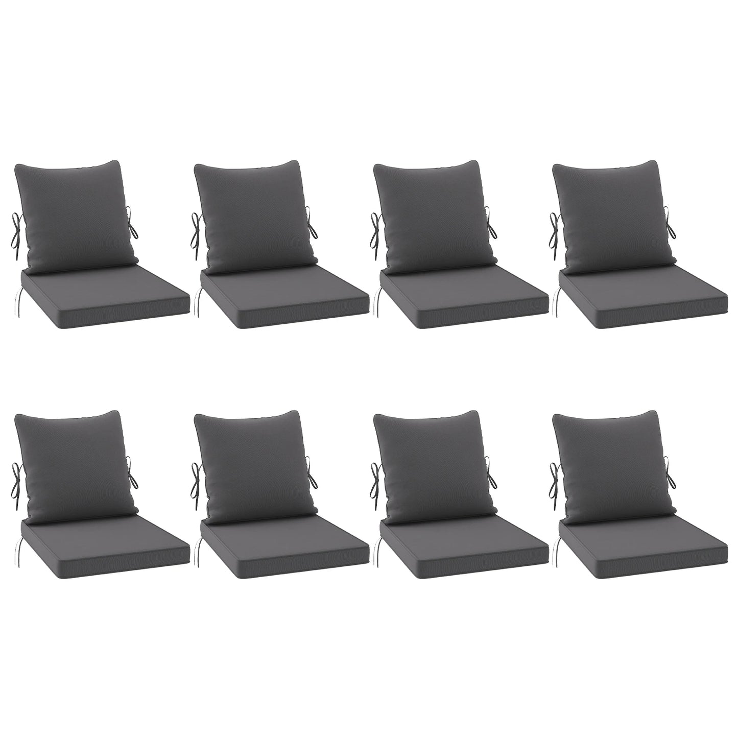 FARINI Outdoor Chair Cushions Set of 2 for Patio Furniture