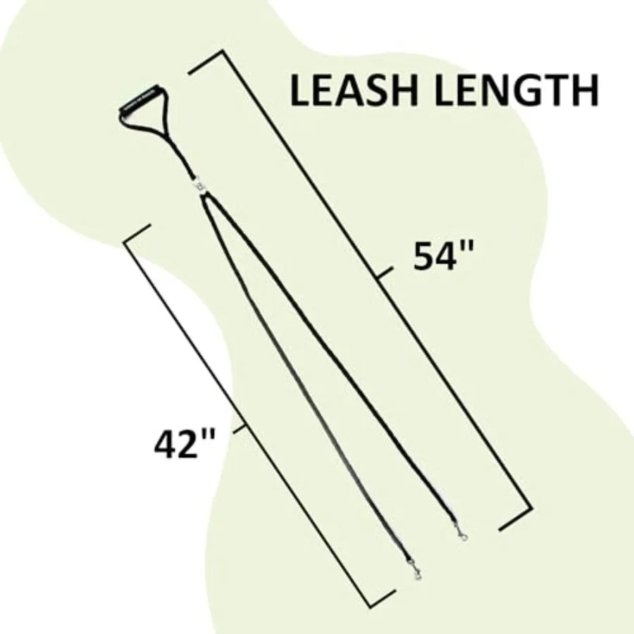 Dual Dog Leash For Two Dogs With Padded Handle TangleFree