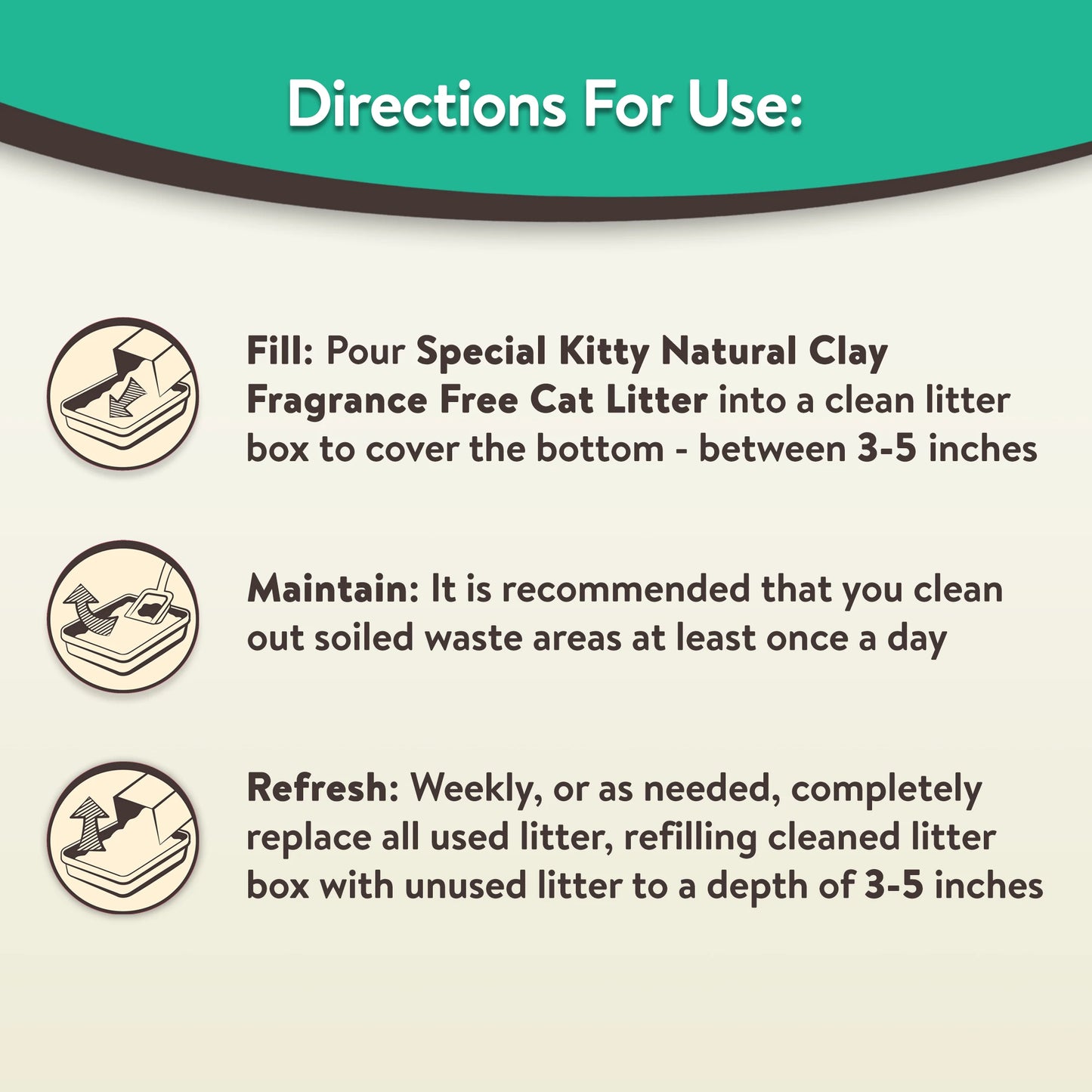 Clumping Clay Cat Litter 4 Pack With Fresh Scent