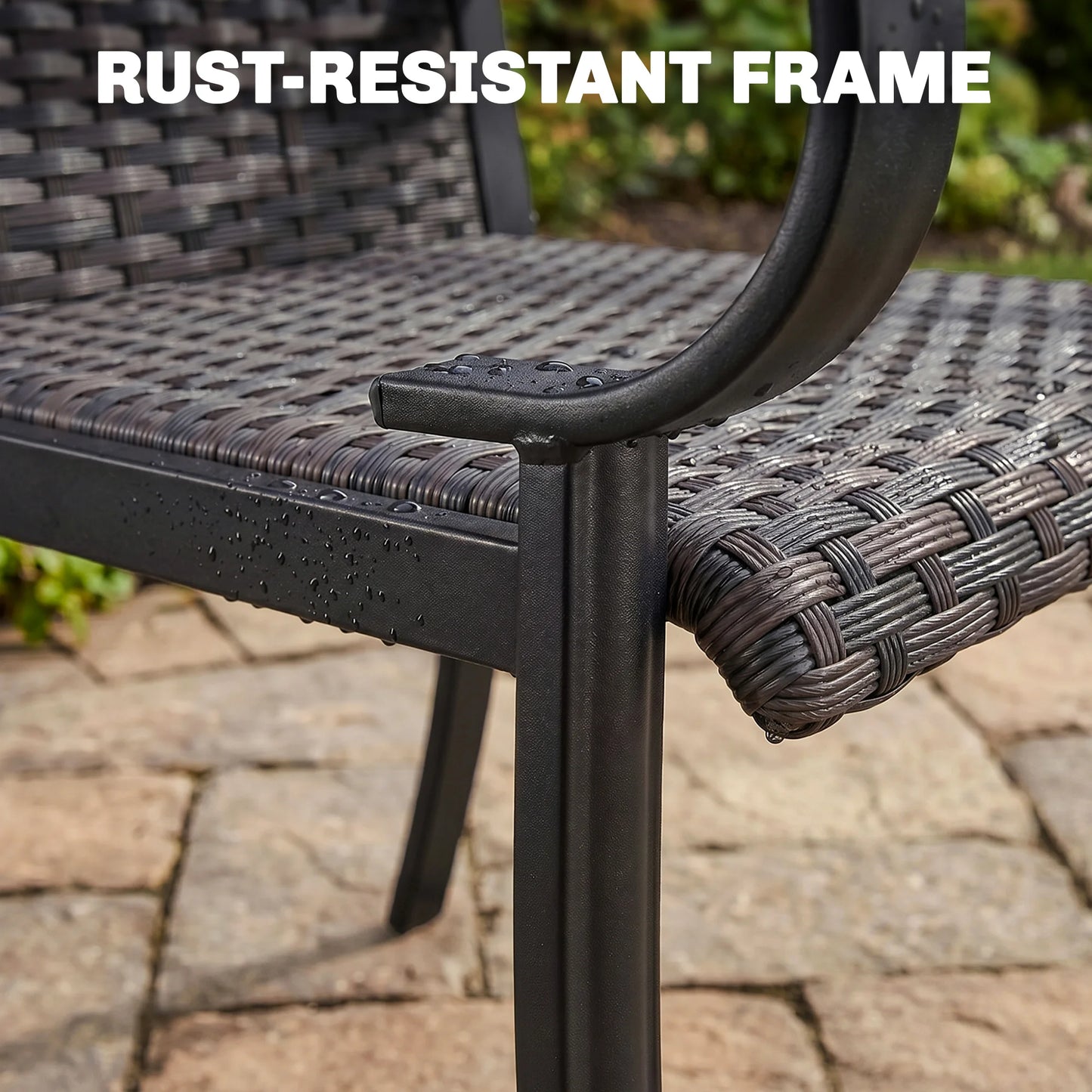 Outdoor Wicker Dining Chairs Set of 4