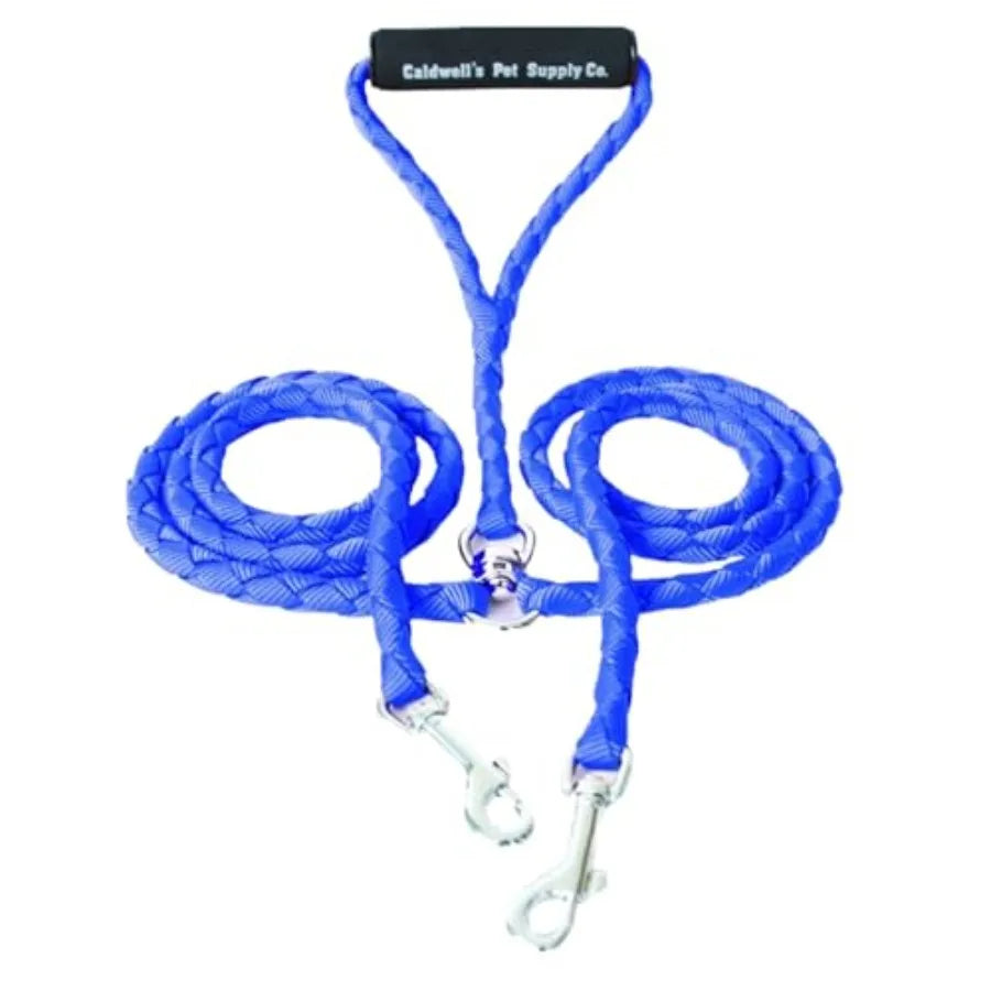 Dual Dog Leash For Two Dogs With Padded Handle TangleFree