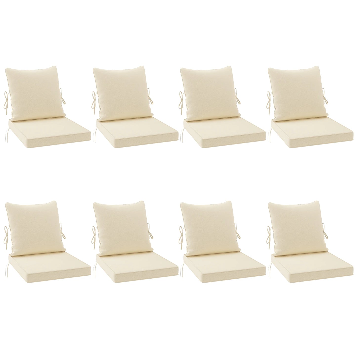 FARINI Outdoor Chair Cushions Set of 2 for Patio Furniture
