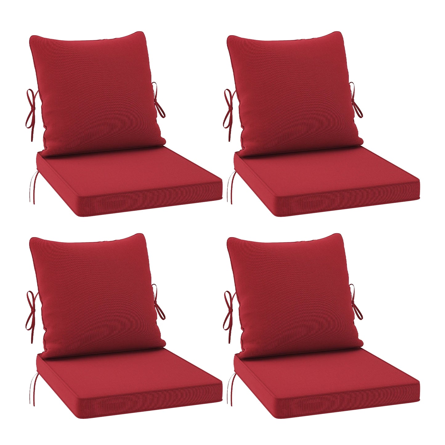 FARINI Outdoor Chair Cushions Set of 2 for Patio Furniture