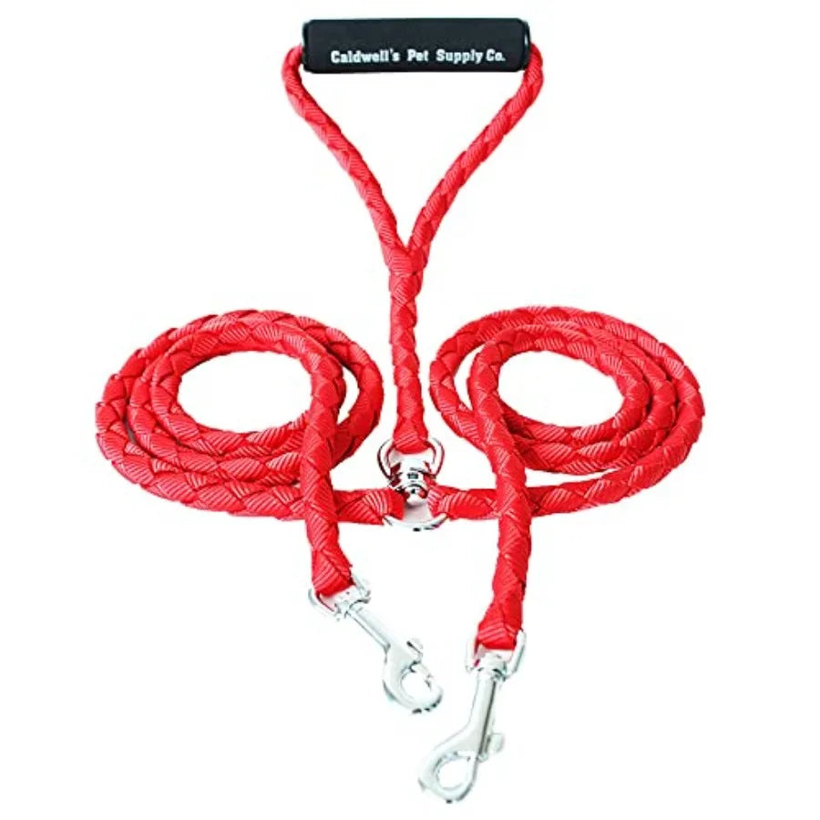 Dual Dog Leash For Two Dogs With Padded Handle TangleFree