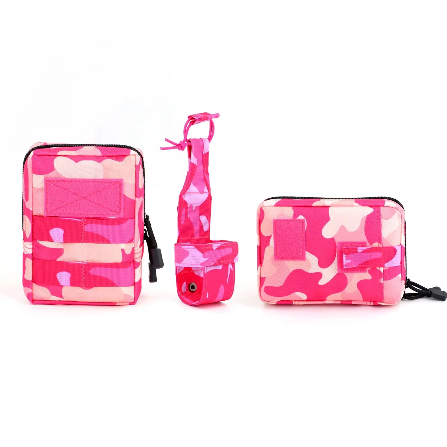 Dog Tactical Bags Set With MOLLE Pouches For Harness Attachments