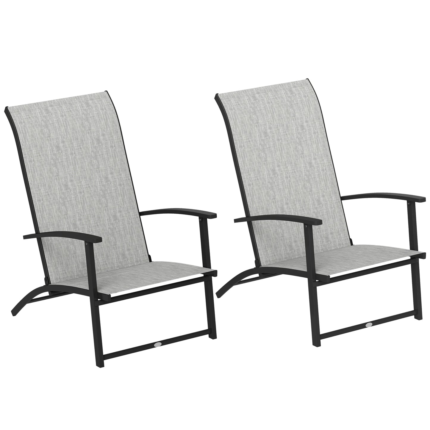 Folding Patio Chairs Set Of 2 Portable Camping Chairs
