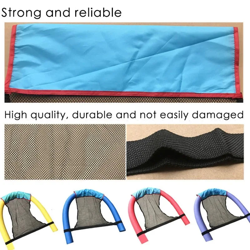 2024 Swimming Pool Mat Inflatable Floating Ring Hammock Water Pool Mattress Float Lounger Toys Swimming Pool Chair Swim Ring Bed