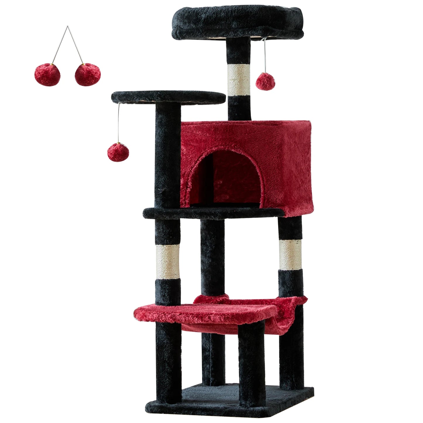 JHK Cat Tree Tall Multi Level Climbing Tower for Cats