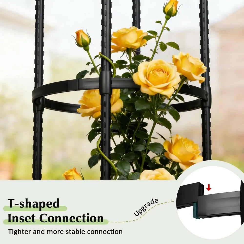 Rustproof Metal Garden Trellis For Tomatoes Roses Grapes Cucumbers