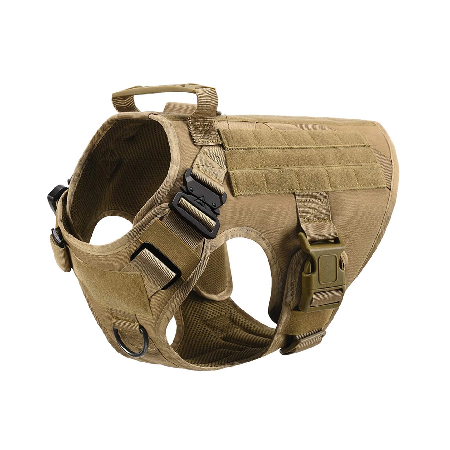 Tactical Dog Harness With Molle Pouches For Medium To Large German Shepherds