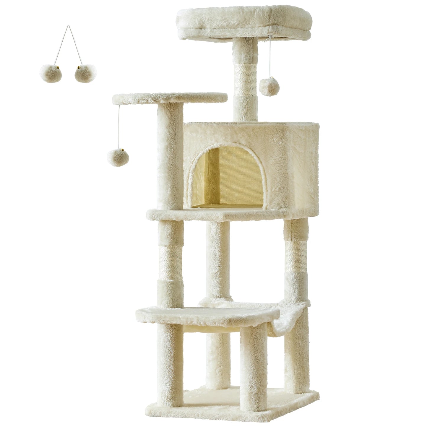 JHK Cat Tree Tall Multi Level Climbing Tower for Cats