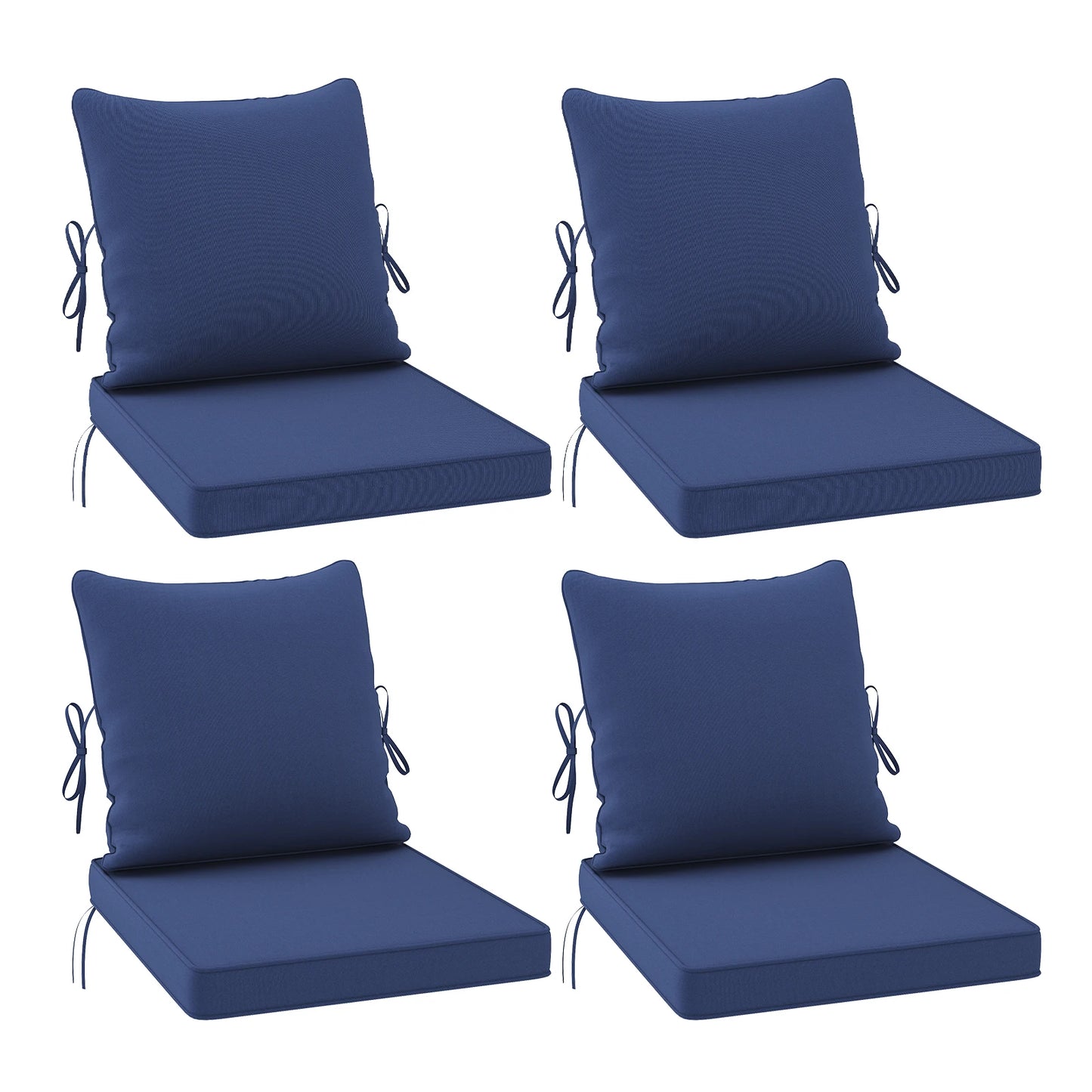 FARINI Outdoor Chair Cushions Set of 2 for Patio Furniture