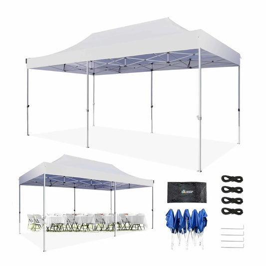 Pop Up Canopy Tent Heavy Duty Portable Outdoor Commercial Shelter