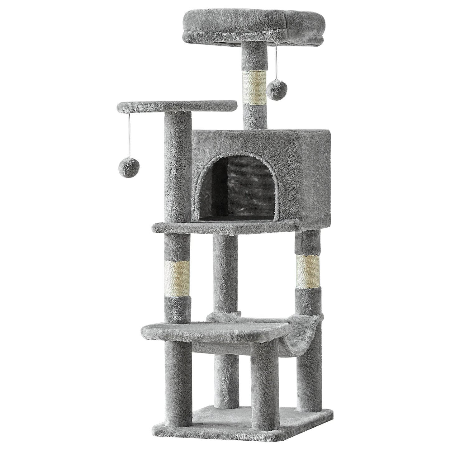 JHK Cat Tree Tall Multi Level Climbing Tower for Cats