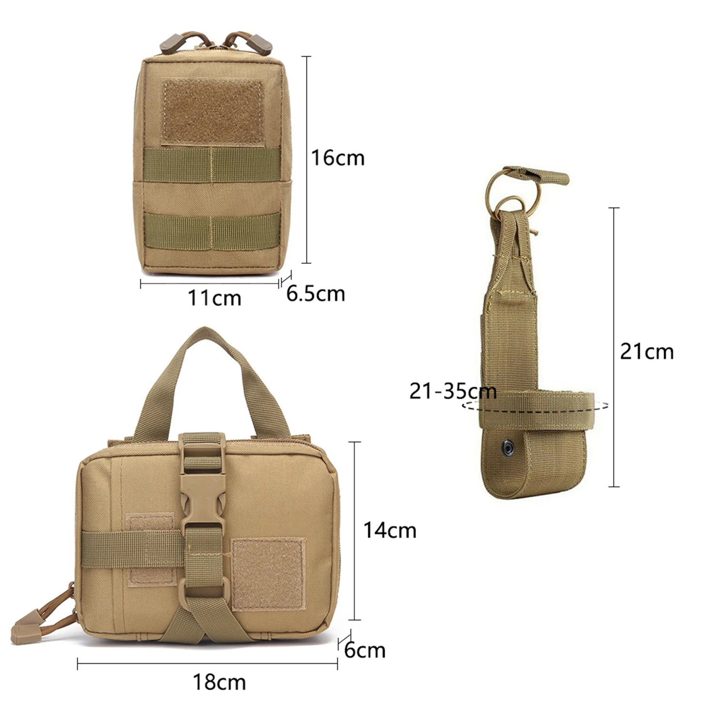 Tactical Dog Harness With Molle Pouches For Medium To Large German Shepherds