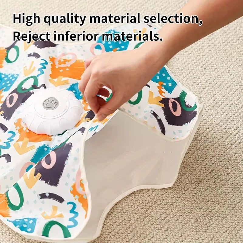 Automatic Interactive Cat Toy Hide And Seek Moving Feather