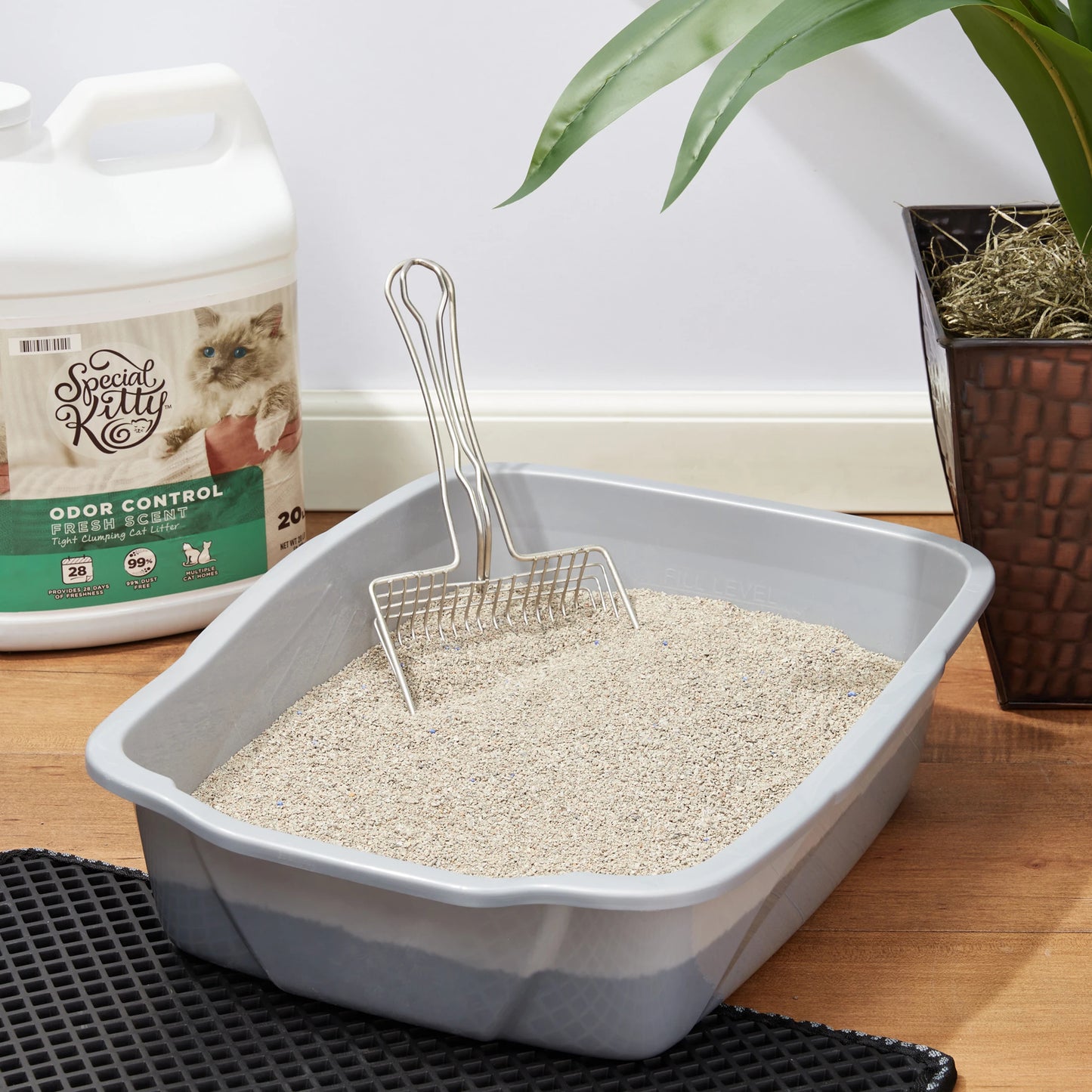 Clumping Clay Cat Litter 4 Pack With Fresh Scent